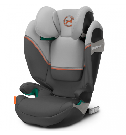Cybex Solution S2 i-Fix - fotelik samochodowy 15-50 kg | Lava Grey